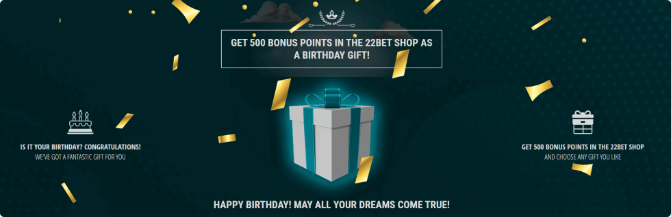 22Bet Bonus Offers